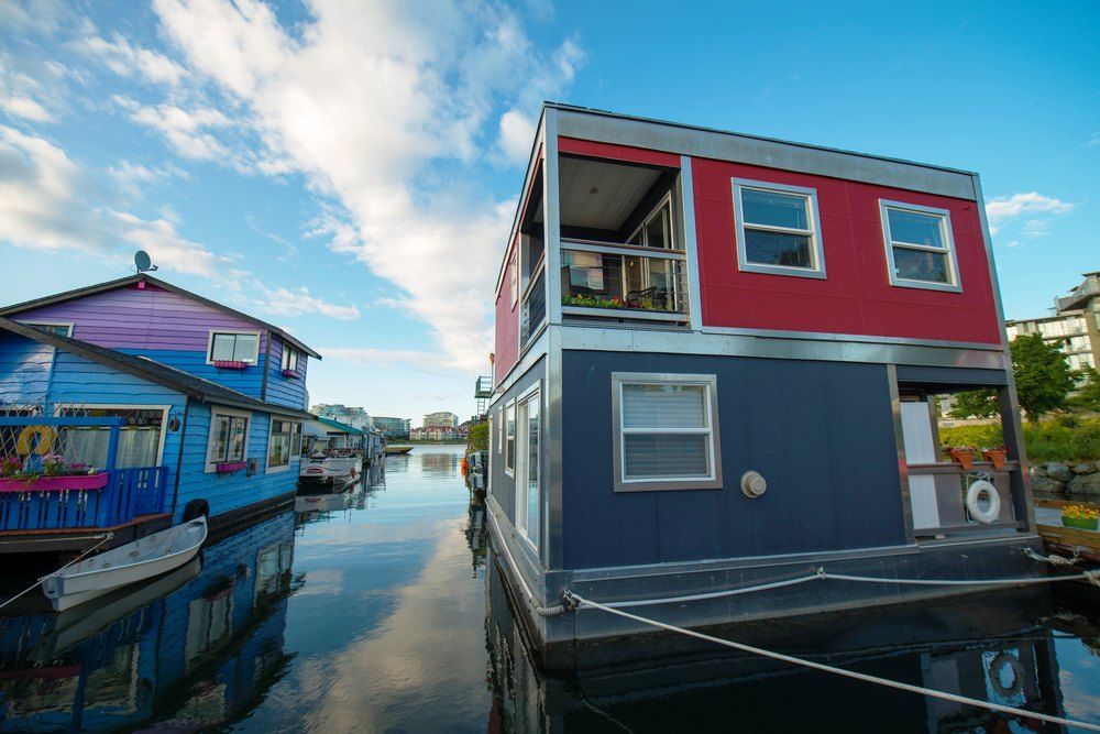 A Float Home B&B In Fisherman'S Wharf Victoria Bagian luar foto